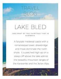 Lake Bled, Slovenia Blog